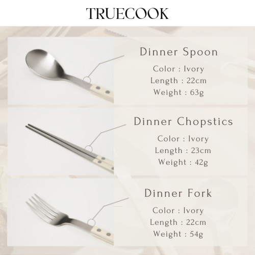 Truecook Luxurious NewYork Cutlery Set 9pcs